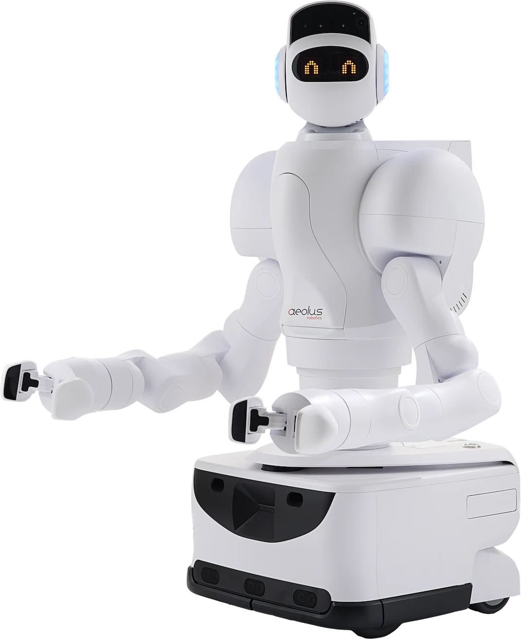 aeo service robot with labelled components